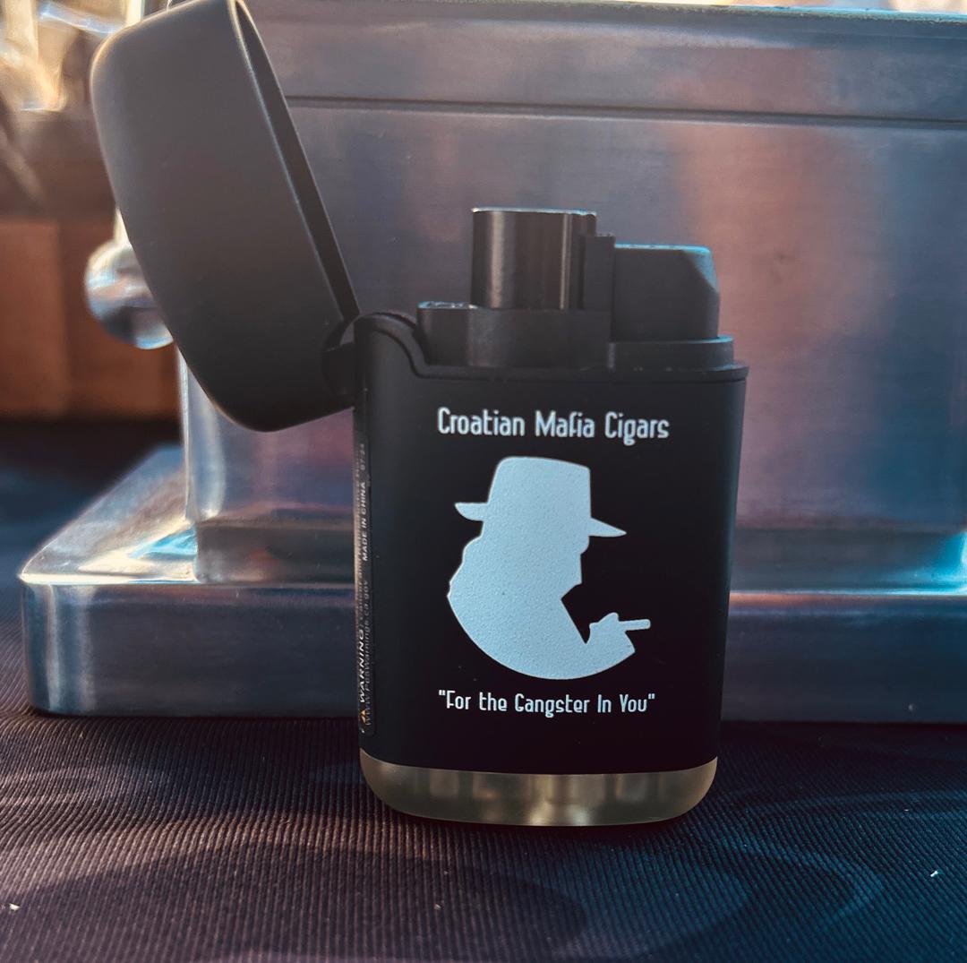 Single Flame Lighter - Croatian Mafia Cigars