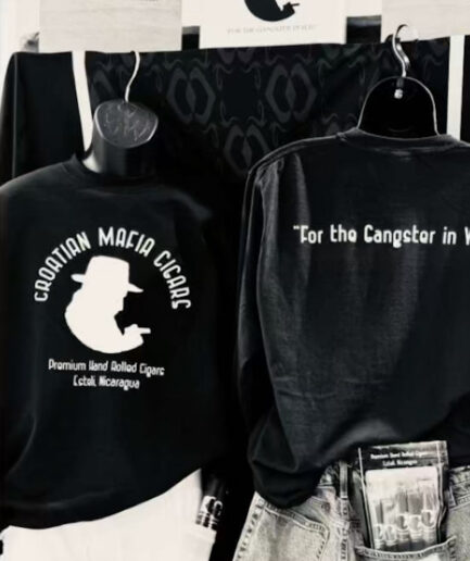 croatian mafia cigars tshirt black