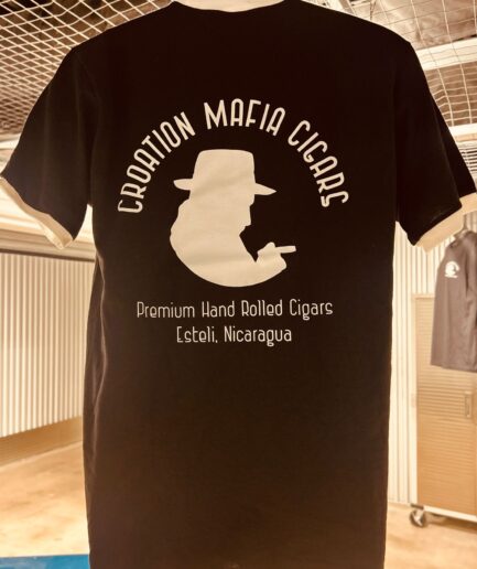 Croatian Mafia Cigars Ringer T-Shirt (back)