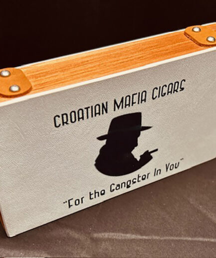 Limited Collectors Edition Croatian Mafia Cigars Handmade Wooden Travel Humidor